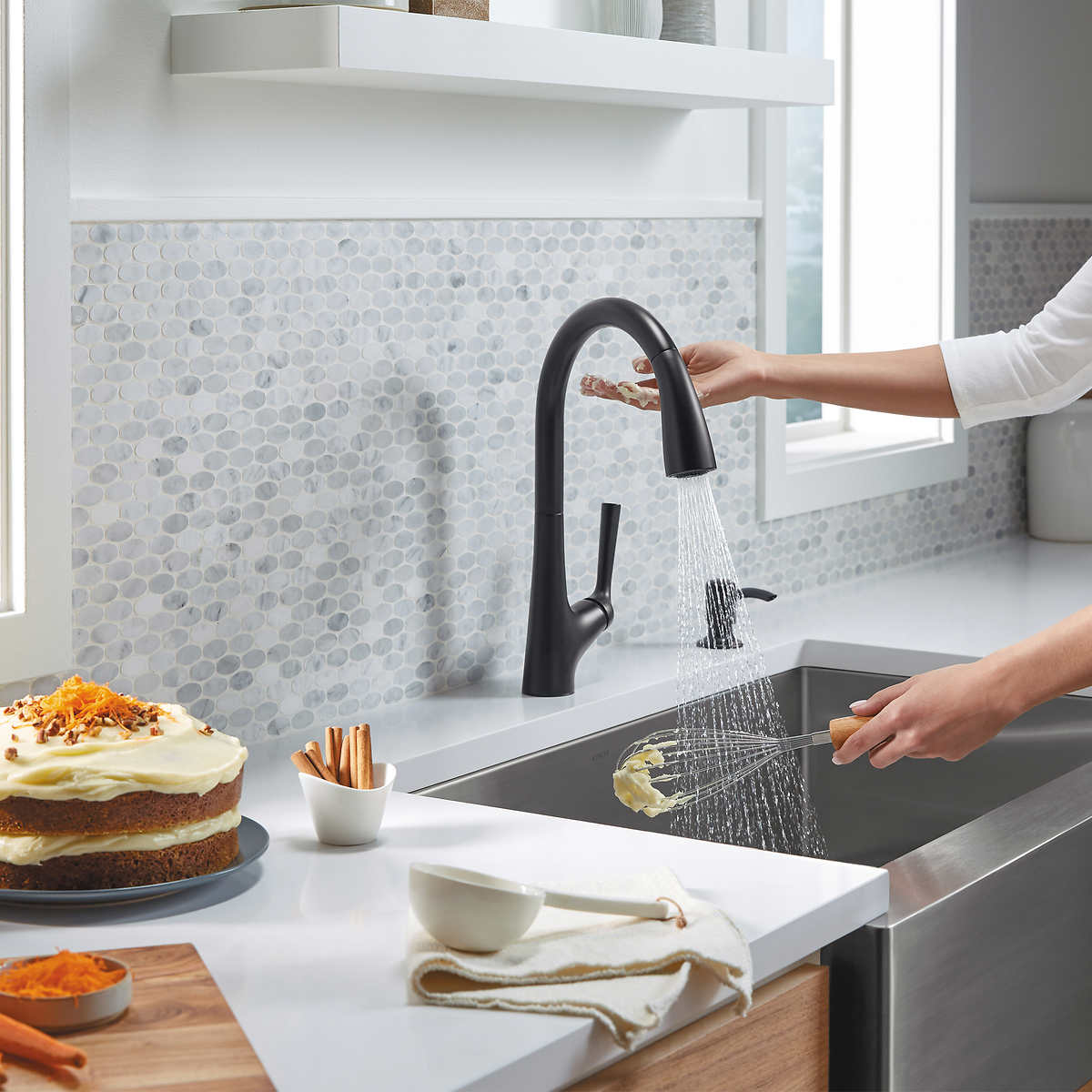 kohler malleco touchless pull down kitchen faucet costco