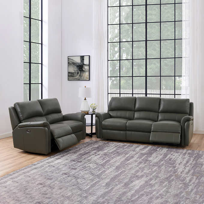Stanley Traditional Top Grain Leather, Leather Sofa Costco Canada