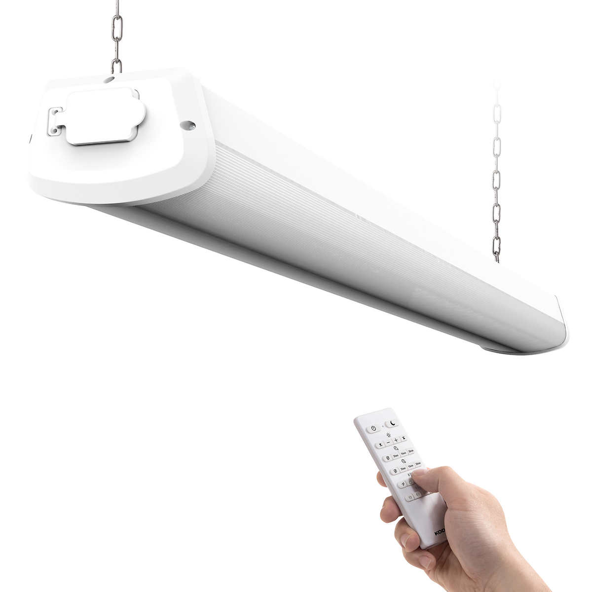 Koda 116 Cm 45 6 In Led Linkable Shop Light With Motion Sensor And Remote Costco
