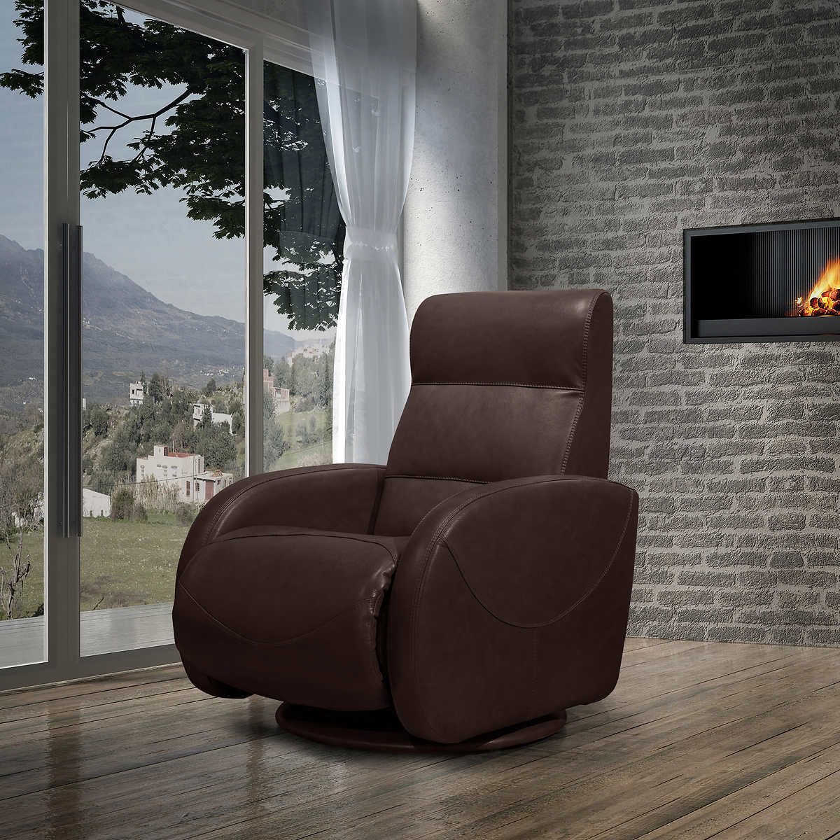 Figaro Top Grain Leather Zero Gravity, Zero Gravity Patio Chair Costco