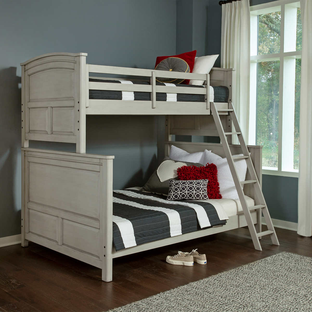 Wingate Twin Over Double Bunk Costco, Twin Beds That Can Convert To Bunk