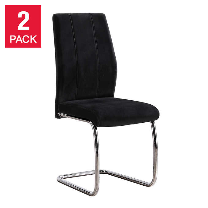 Jimmy Contemporary Dining Chair 2 Pack, Costco Leather Dining Chairs