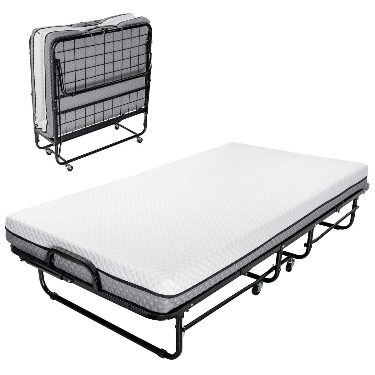 Milliard Diplomat Twin Folding Bed With, Folding Twin Bed