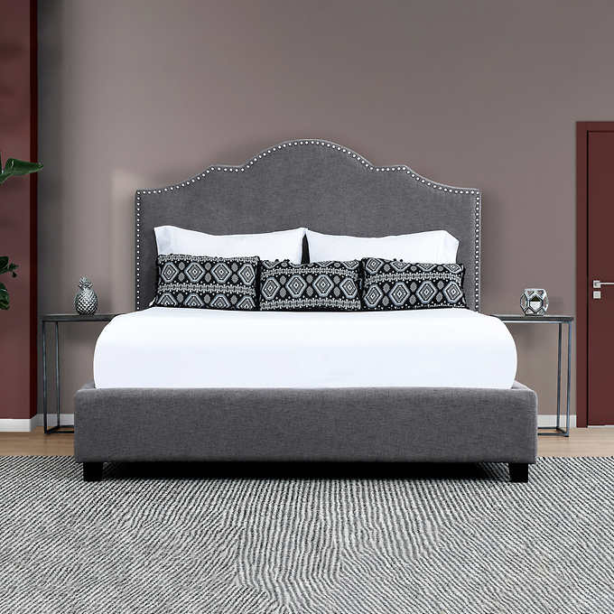 Berlin Contemporary Upholstered Queen, King Bed Costco Ca