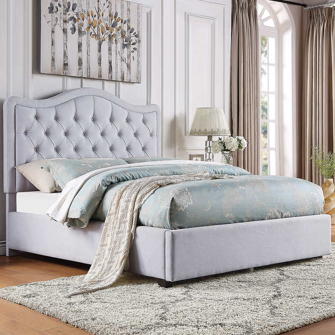 C Modern Upholstered Queen Storage, Costco Ca King Size Bed Sheets