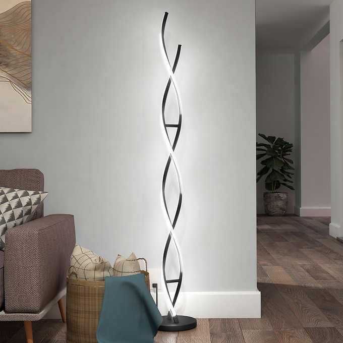 Artika Swirl Modern Floor Lamp Costco, Floor Lamps Costco Canada
