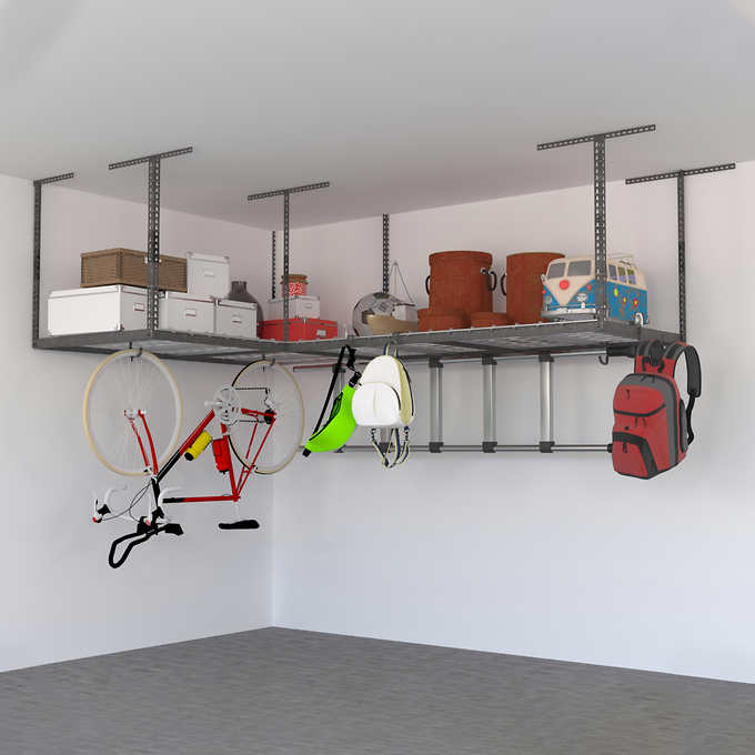 Saferacks Overhead Garage Storage Combo, Overhead Garage Storage Costco