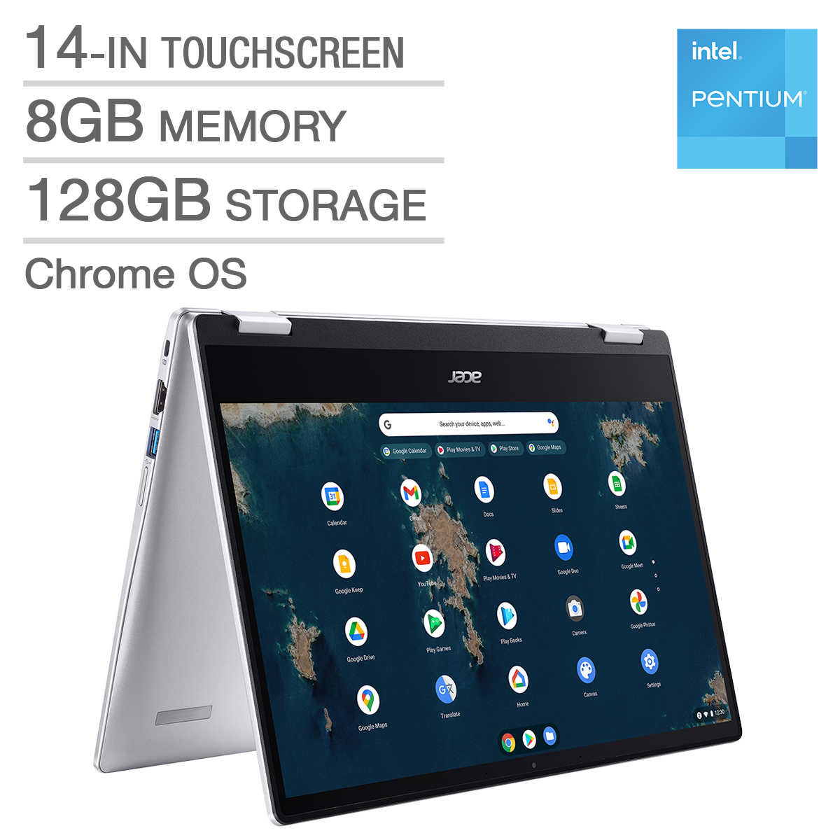 Acer Chromebook Spin 314 CP314-1H-P3SF, N6000 | Costco