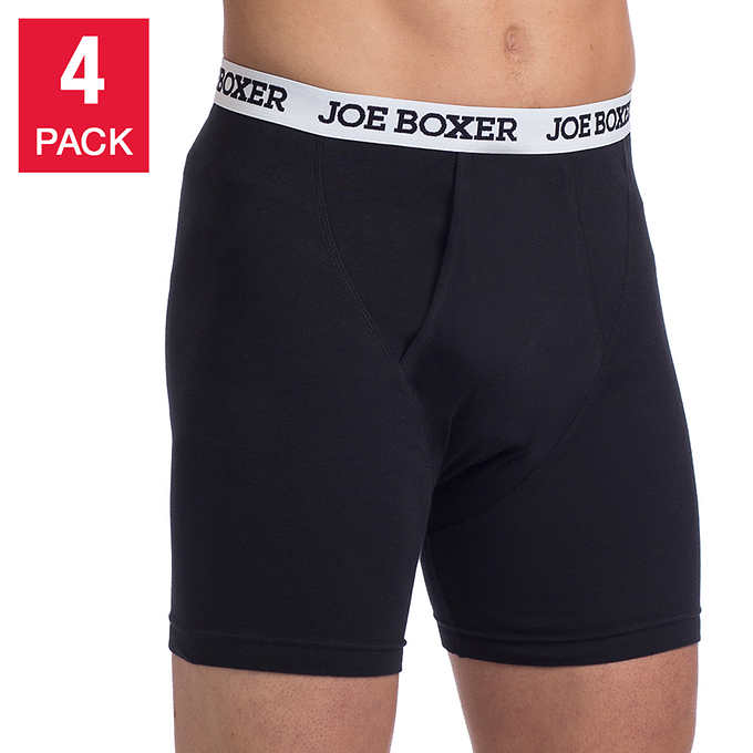 Joe Boxer Men's Boxer Briefs 4-pack