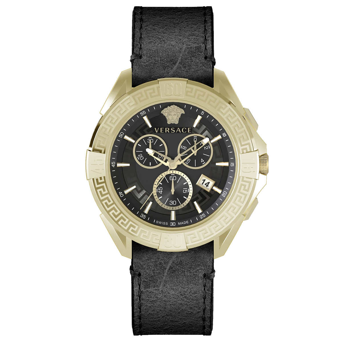 Versace Sporty Black Dial Men's Watch | Costco