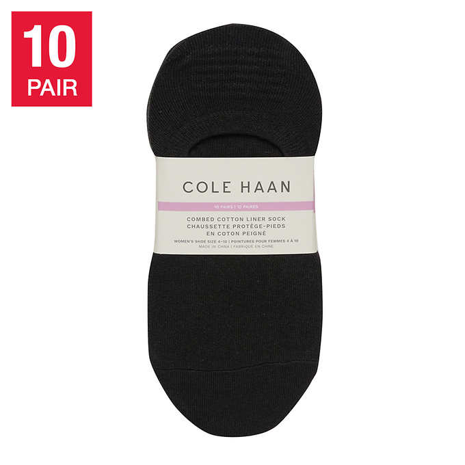 Cole Haan Women's Liner Sock, 10-pair