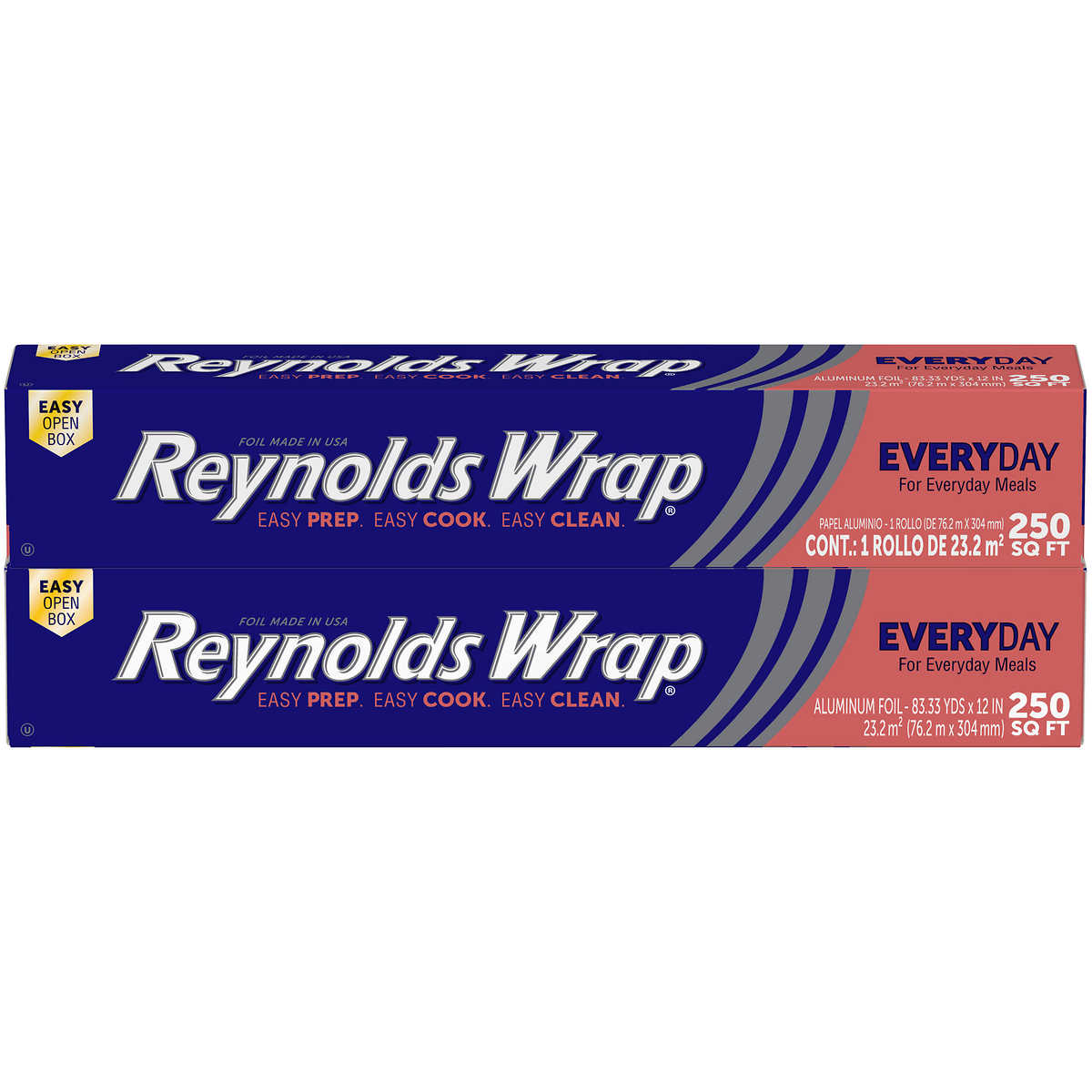 Reynolds Wrap 12' Aluminum Foil Ft 250 Sq 2 Ct. 