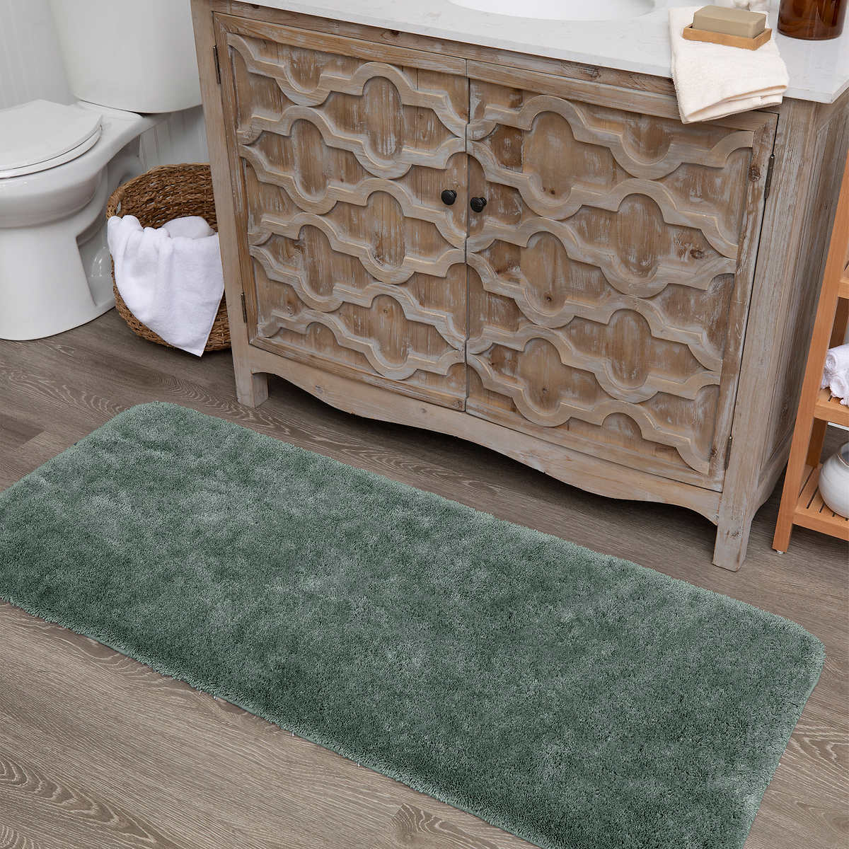 Digital Stamp Pad Bathroom Kitchen Bathroom Sink Mat Print Carpet Pad Door Mat 