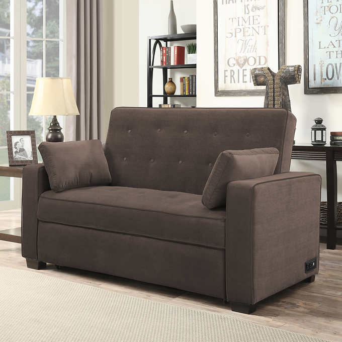 Westport Beautyrest Fabric Sleeper Sofa | Costco