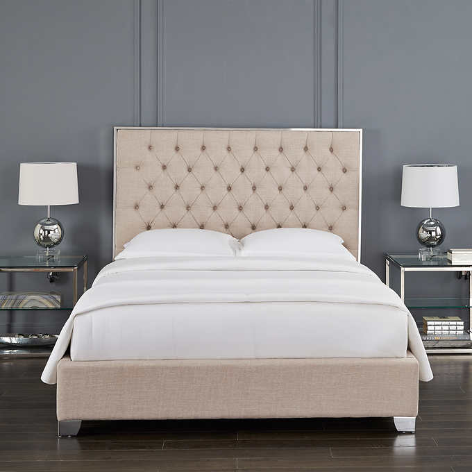 Cali Upholstered Bed Costco, Costco Bed Frame Assembly