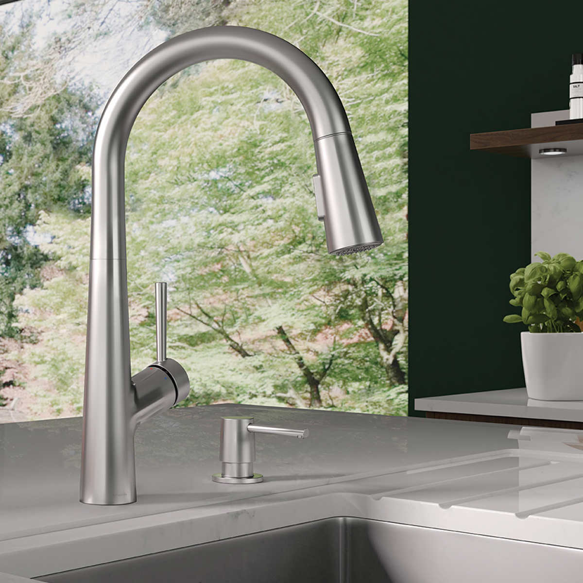 Hansgrohe Lacuna Pull Down Kitchen Faucet