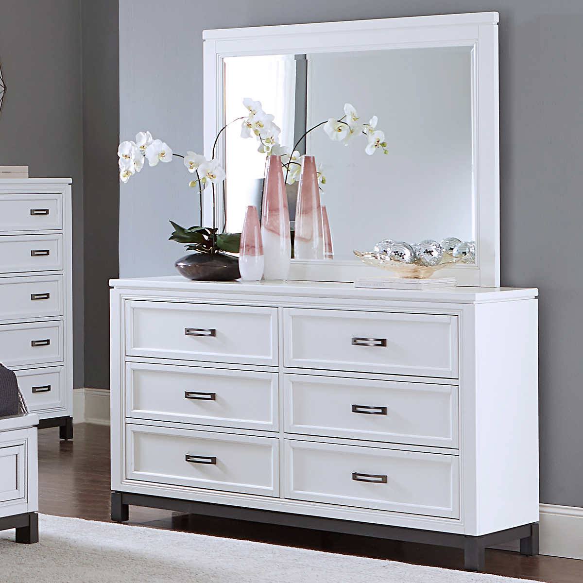 Norah Dresser Mirror White