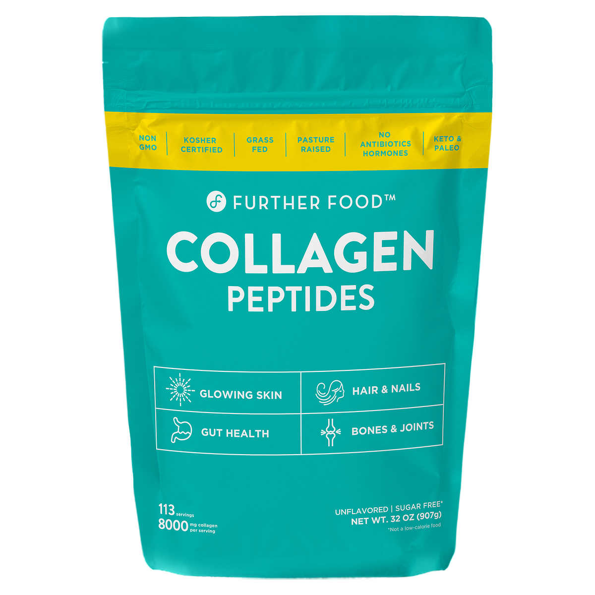 Further Food Collagen Peptides Protein Powder 32oz