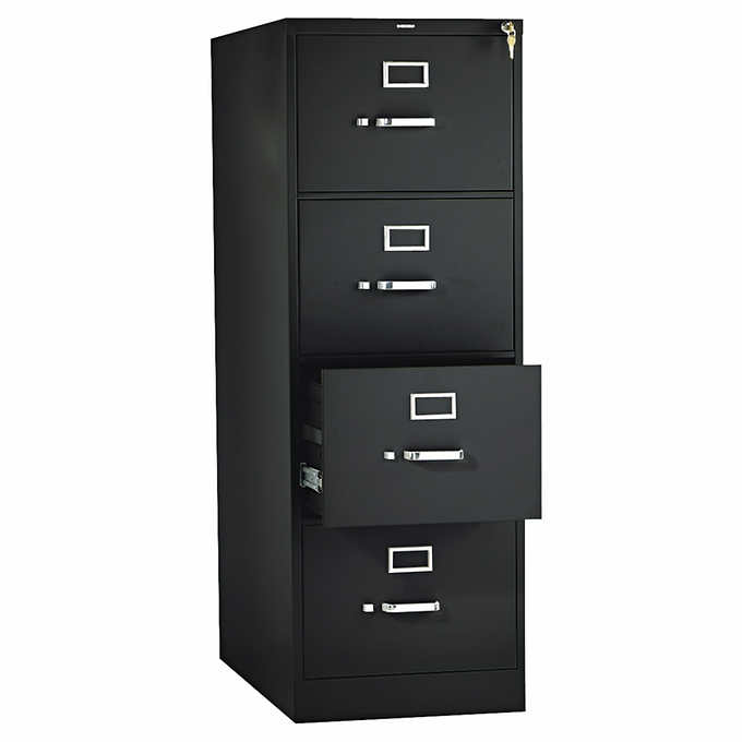 Hon 310 Series 4 Drawer Legal Width Vertical File Cabinet