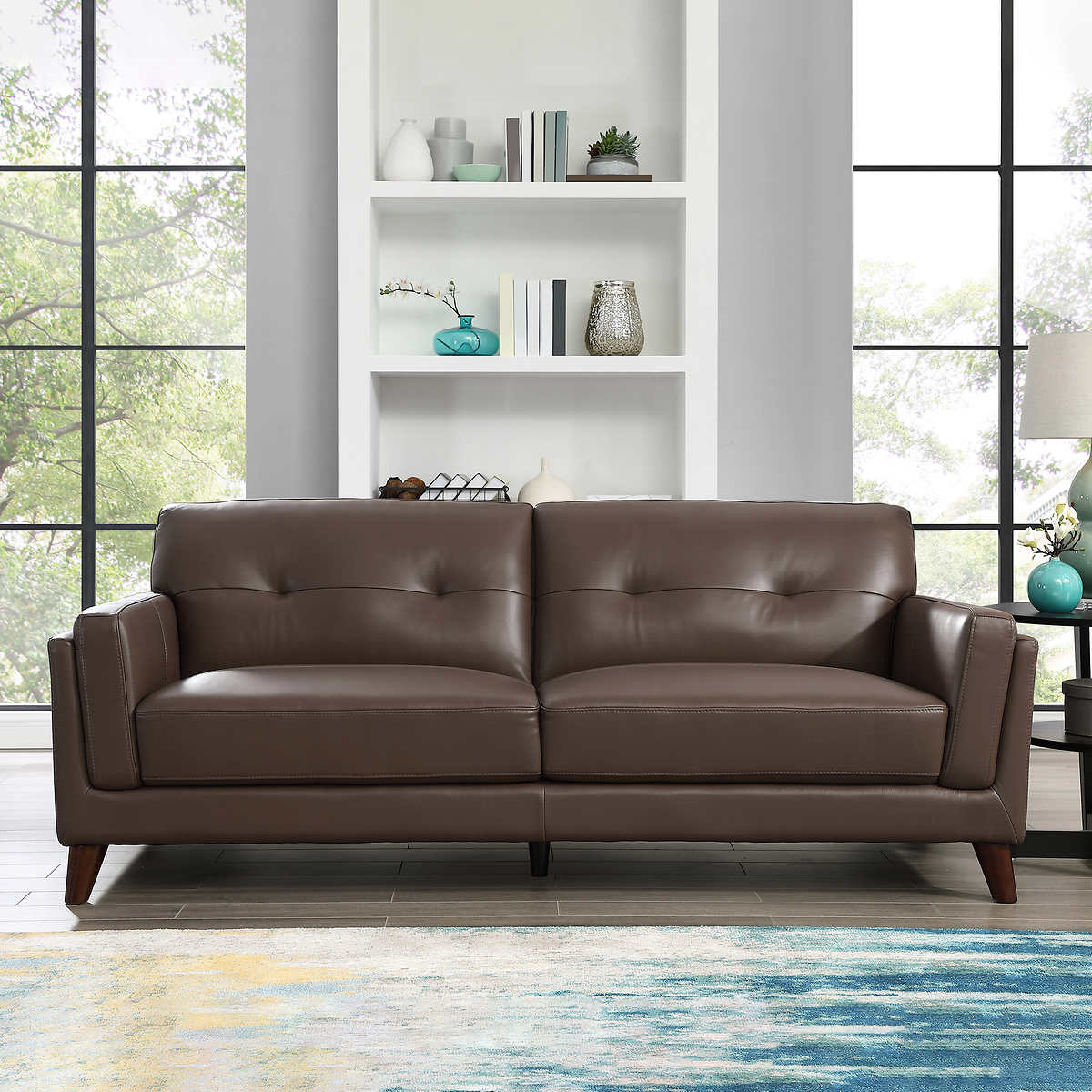 Monterey Top Grain Leather Sofa Costco, Is Costco Leather Furniture Good Quality