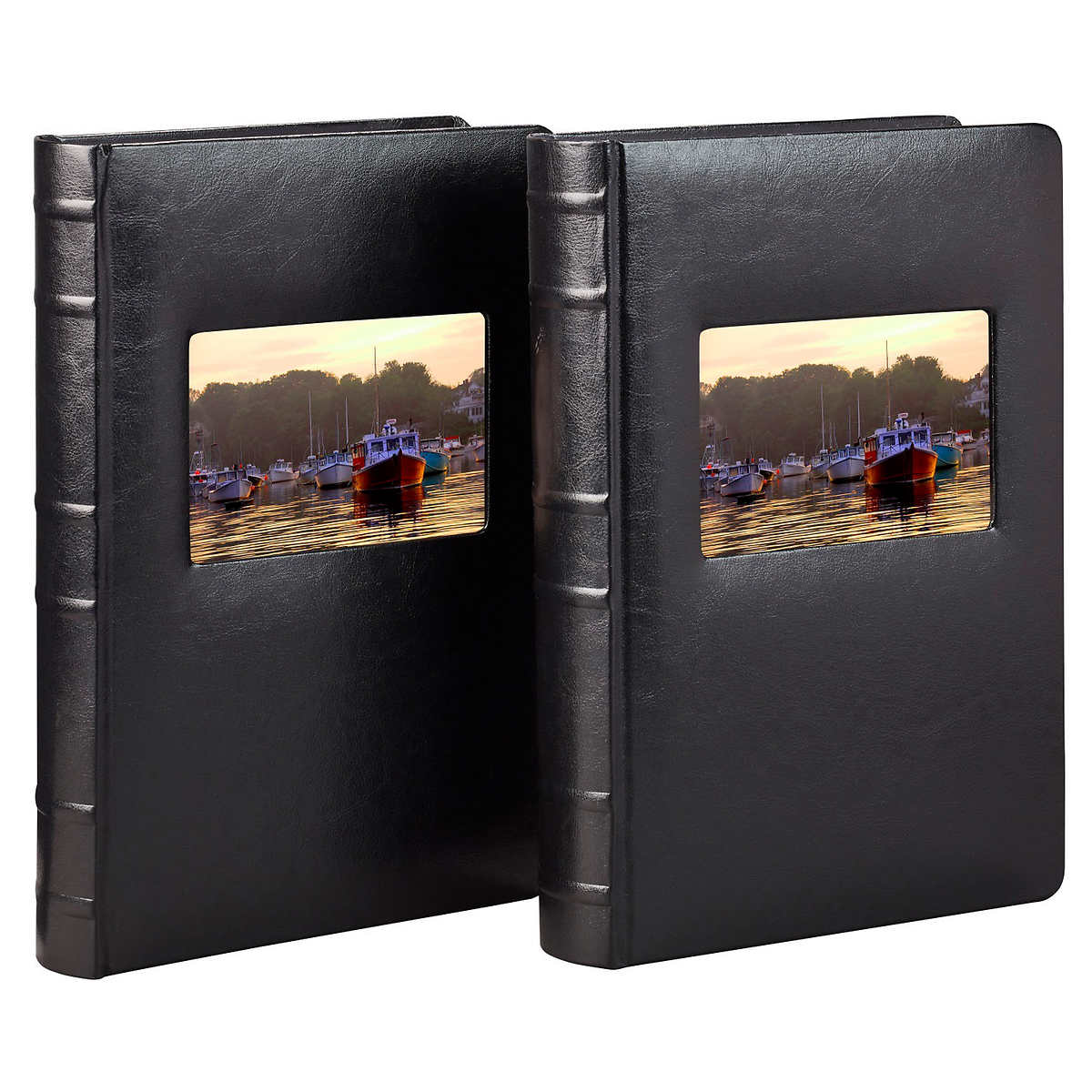 Bonded Leather Book Bound Photo Albums, Leather Picture Album