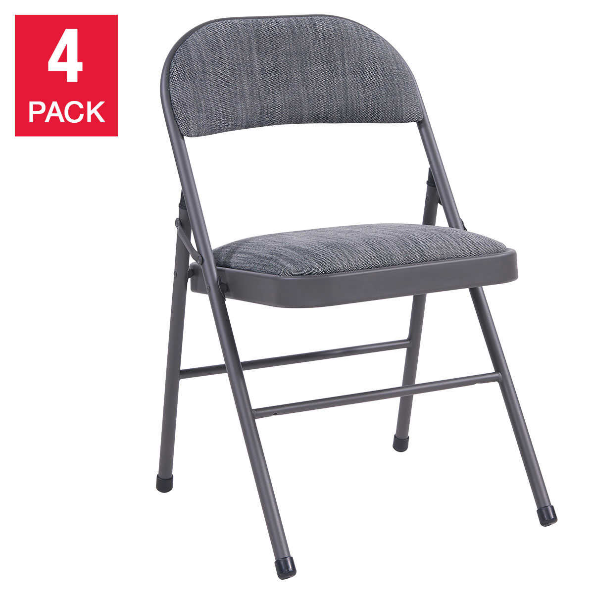 maxchief upholstered padded folding chair 4pack
