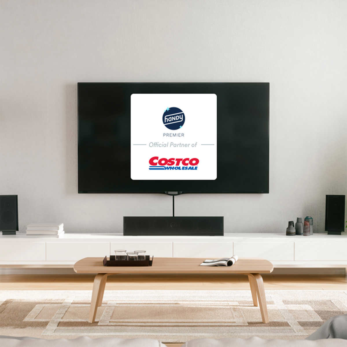 Handy Premier Tv Mounting Service Costco