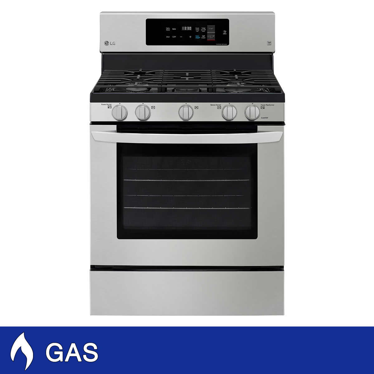 Lg 5 4cuft Gas Single Oven Range With Self Clean