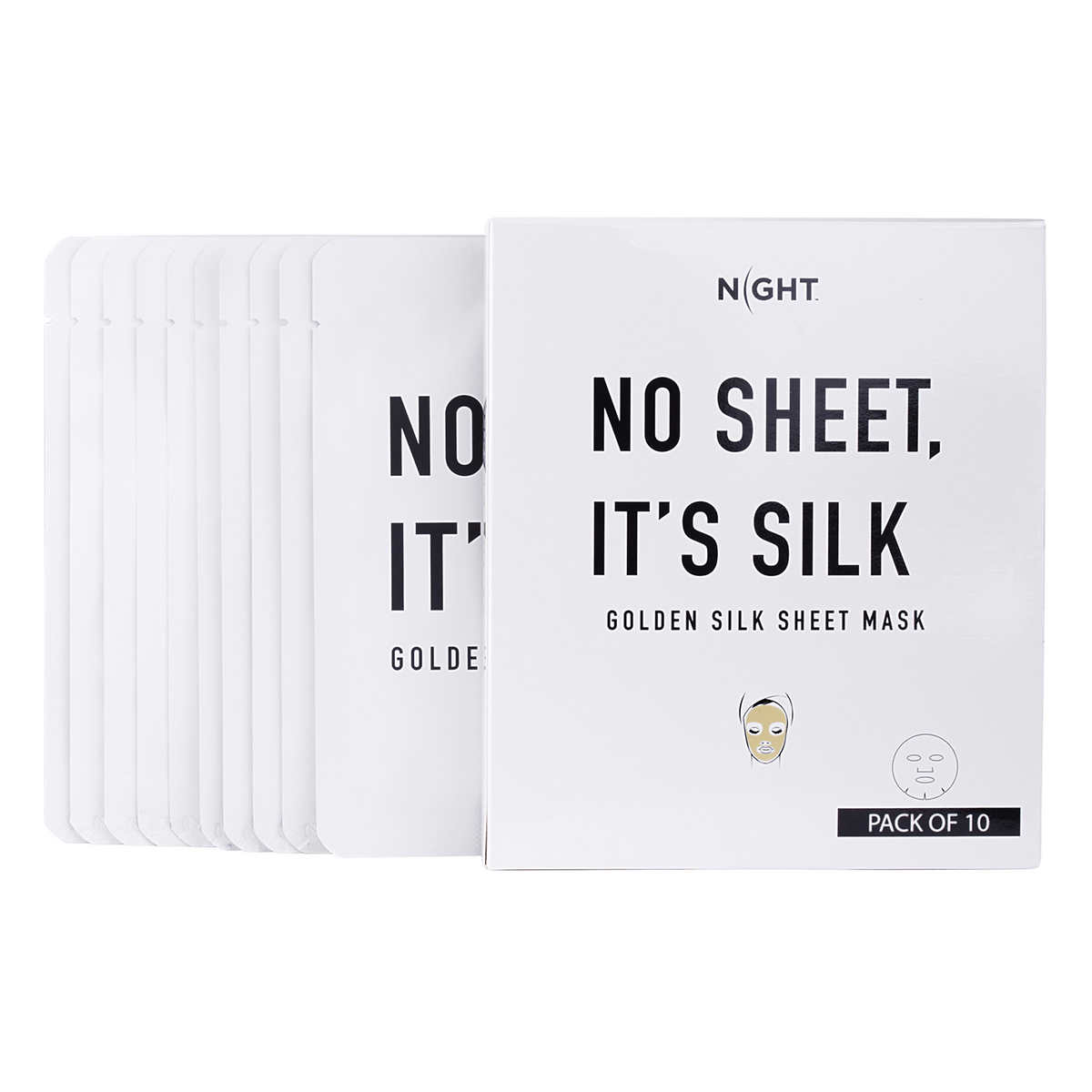 Night Golden Silk Sheet Mask 10 Pack Costco