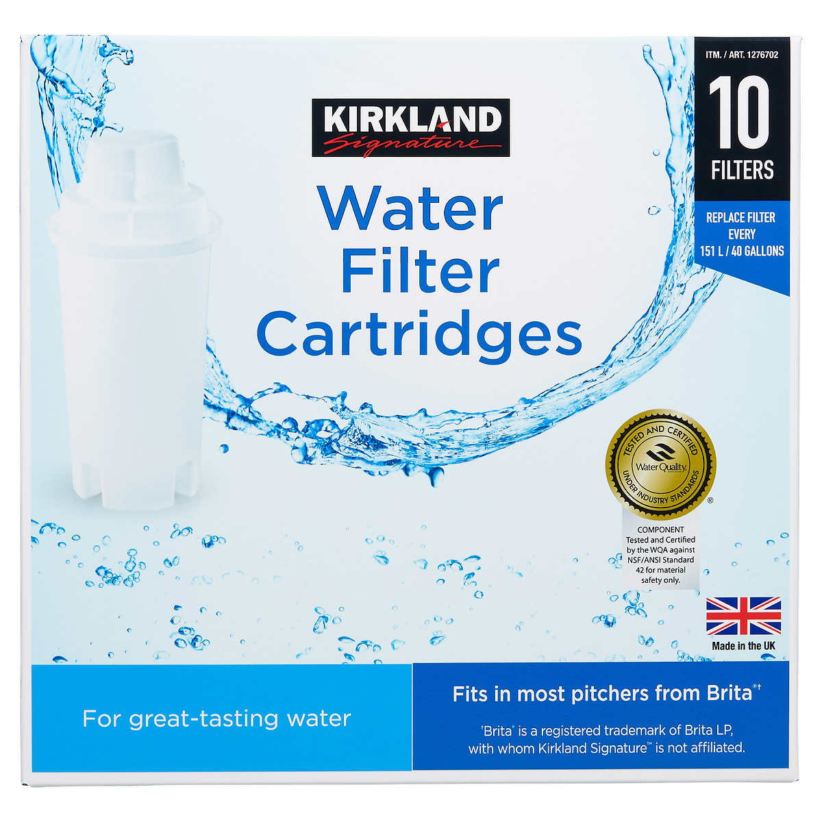 5PK Compatible With Brita Sport Water Bottle Filtration System Filter Cartridge 