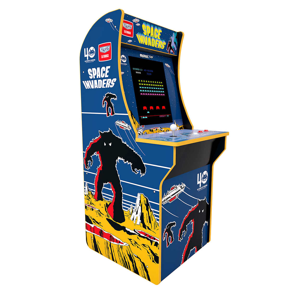 Arcade1up Space Invaders 4 Ft Arcade Machine