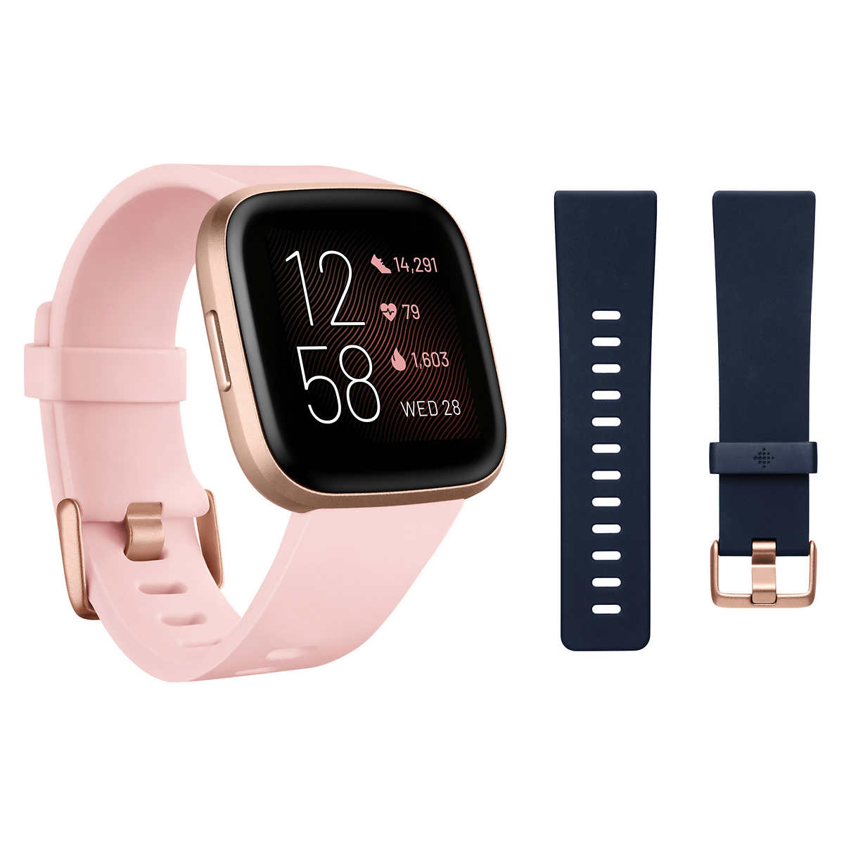 rose gold band for fitbit charge 3