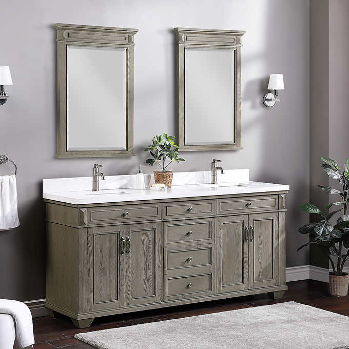 Rockvale 72 Vanity By Northridge Home Costco - Costco Bathroom Sink Tap