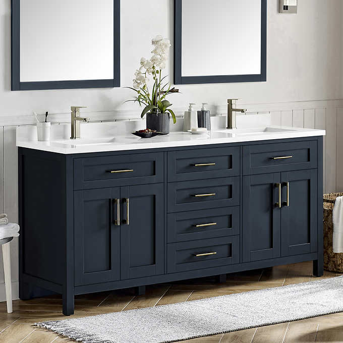 Ove Decors Lakeview 72 Vanity Costco, 72 Inch Vanity Top Double Sink Costco