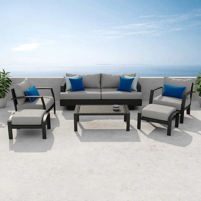 Portofino Repose 6 Piece Seating Set Costco - When Does Costco Put Out Their Patio Furniture