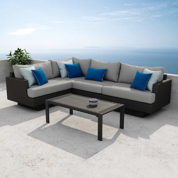 Portofino Comfort 5 Piece Modular, Portofino Outdoor Furniture