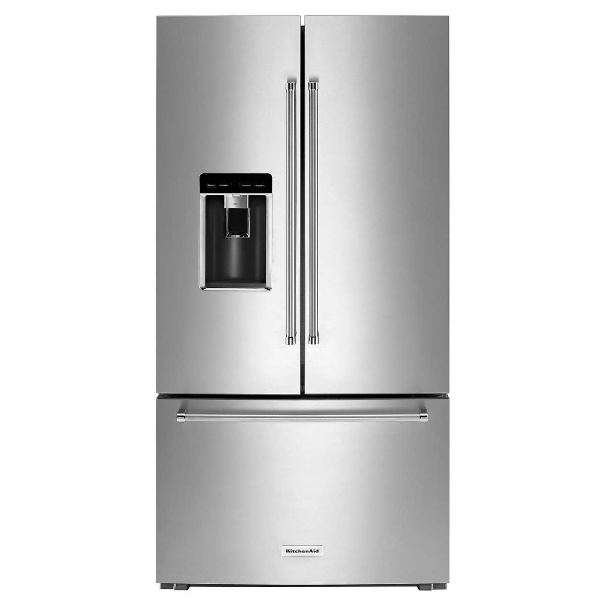KitchenAid 20.20 cu. ft. Counter Depth French Door Refrigerator ...
