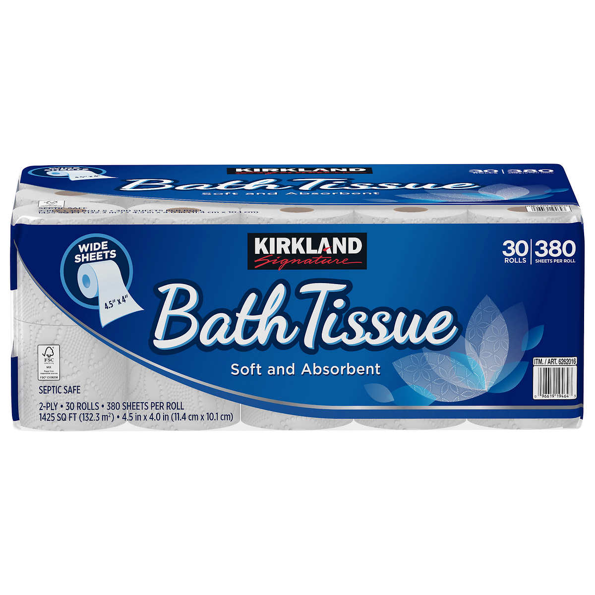 2-Ply 425-30 ct Details about   Kirkland Signature Bath Tissue 