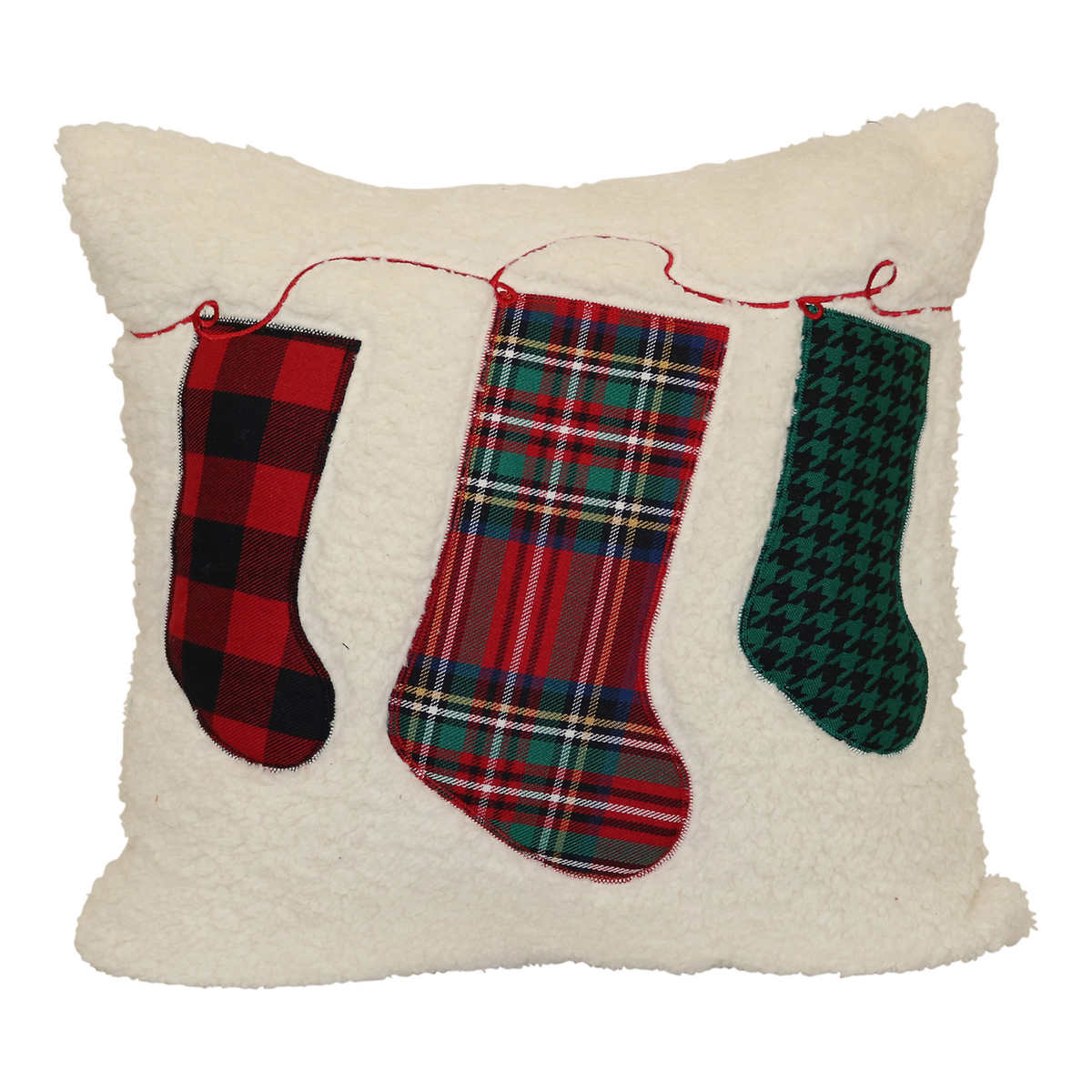 Brentwood Originals Holiday Stockings Decorative Pillow