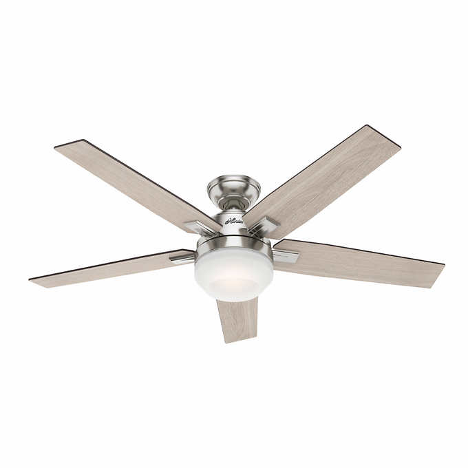 Hunter Apex Led 52 Reversible Blade, How To Install Hunter Remote Ceiling Fan With Light And Control
