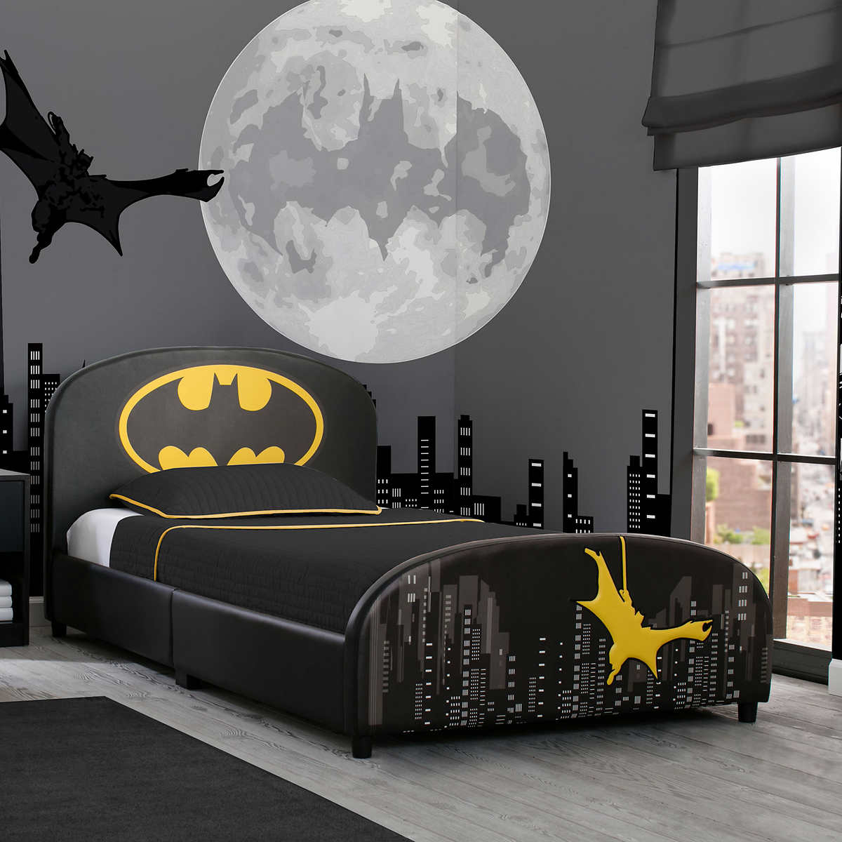 Batman Upholstered Twin Bed Costco, Batman Bed Sheets Twin
