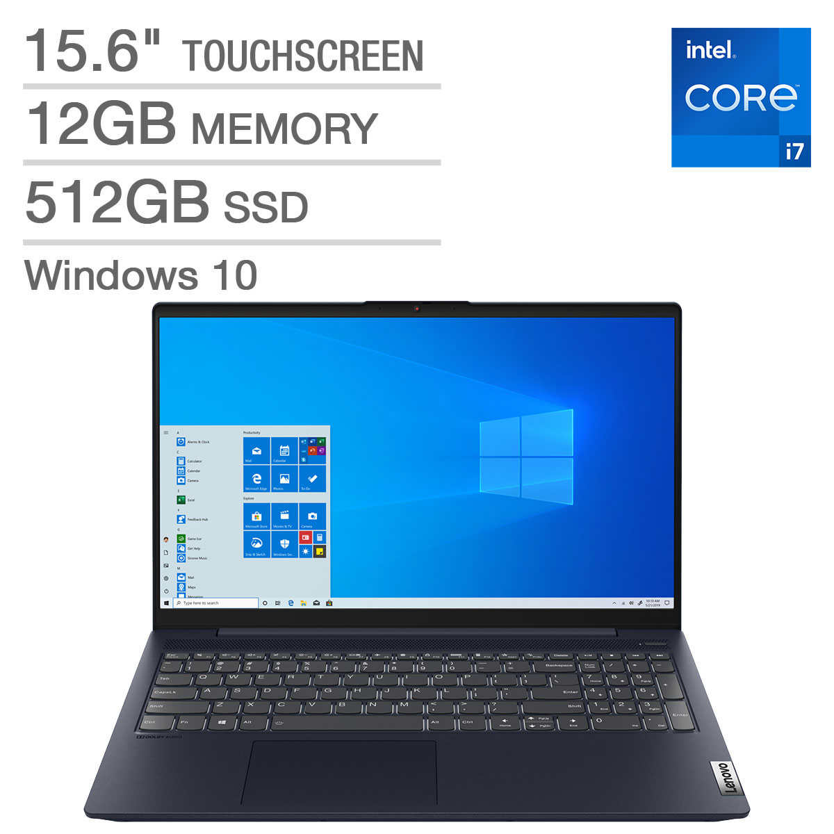 Lenovo Ideapad 5 15 6 Touchscreen Laptop 11th Gen Intel Core I7 1165g7 1080p Costco