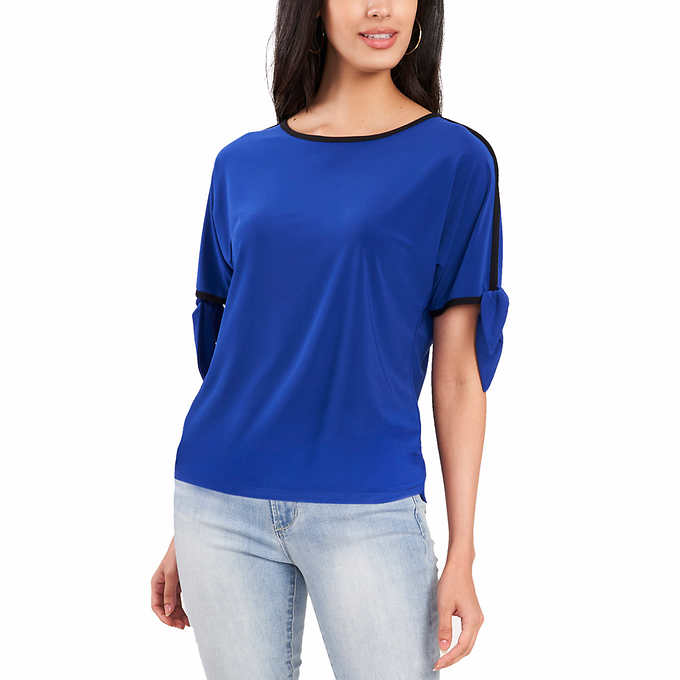 Two by Vince Camuto Ladies' Tie Sleeve Top