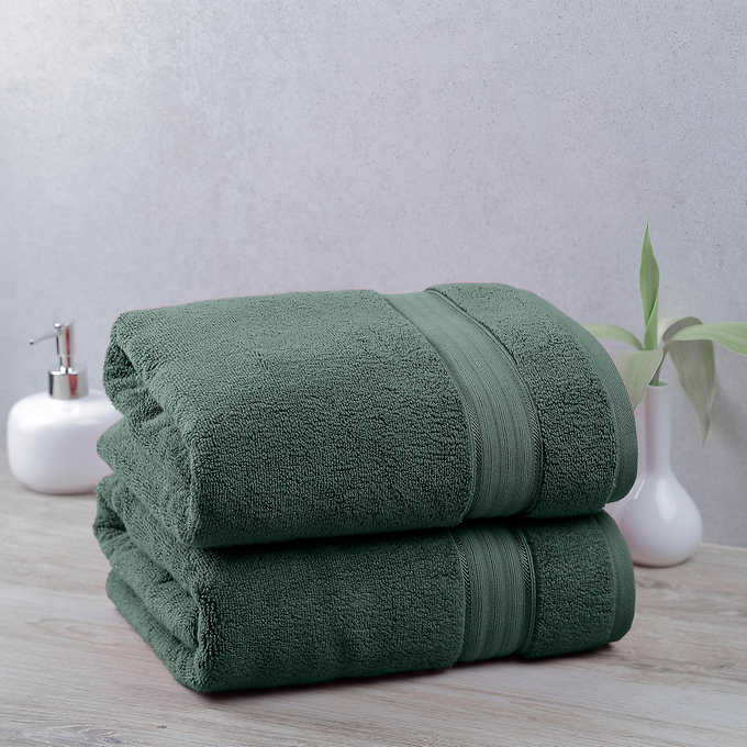 2 Piece Bathroom Bath Towel Sheet Soft Egyptian Cotton Premium Luxury SILVER 
