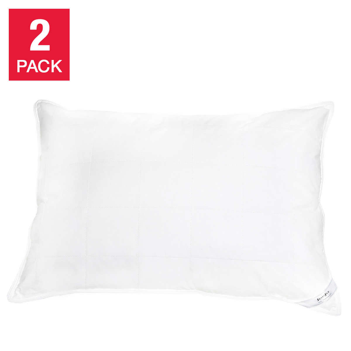 SmartSilk Luxury Bedding Collection 100% Silk Lined Pillow Standard Level 2 