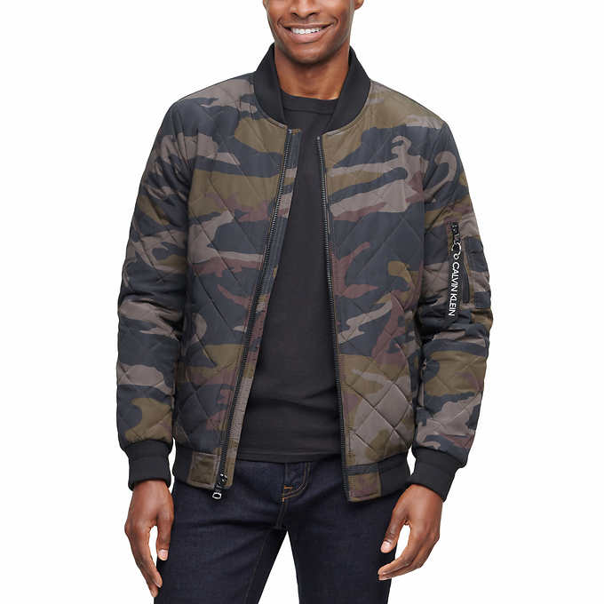 Calvin Klein Men's Quilted Bomber Jacket | Costco