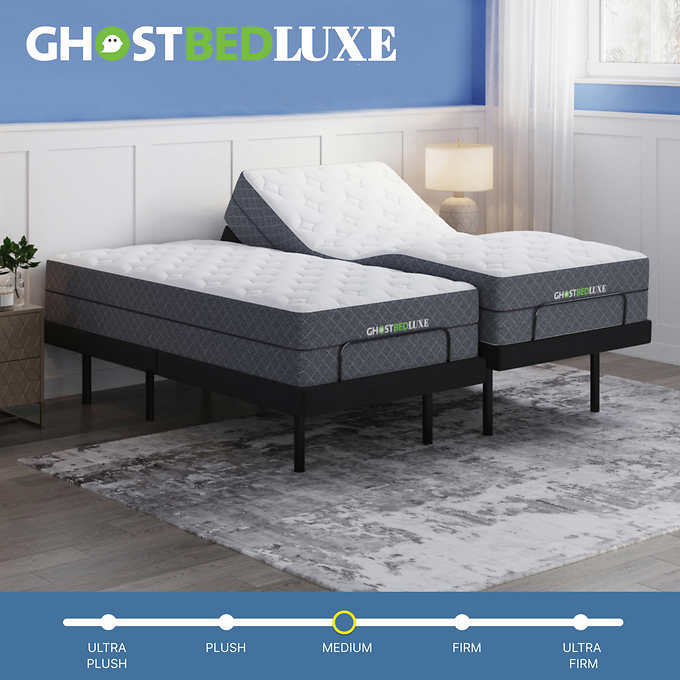 Ghostbed Luxe 13 Memory Foam Mattress, How To Make 2 Twin Xl Beds Into A King Bed