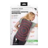 Deals on Sharper Image Massaging Weighted Heating Pad