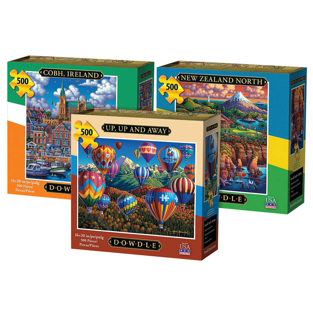 Pouch Included Landscape Painting 500 Piece Jigsaw Puzzle