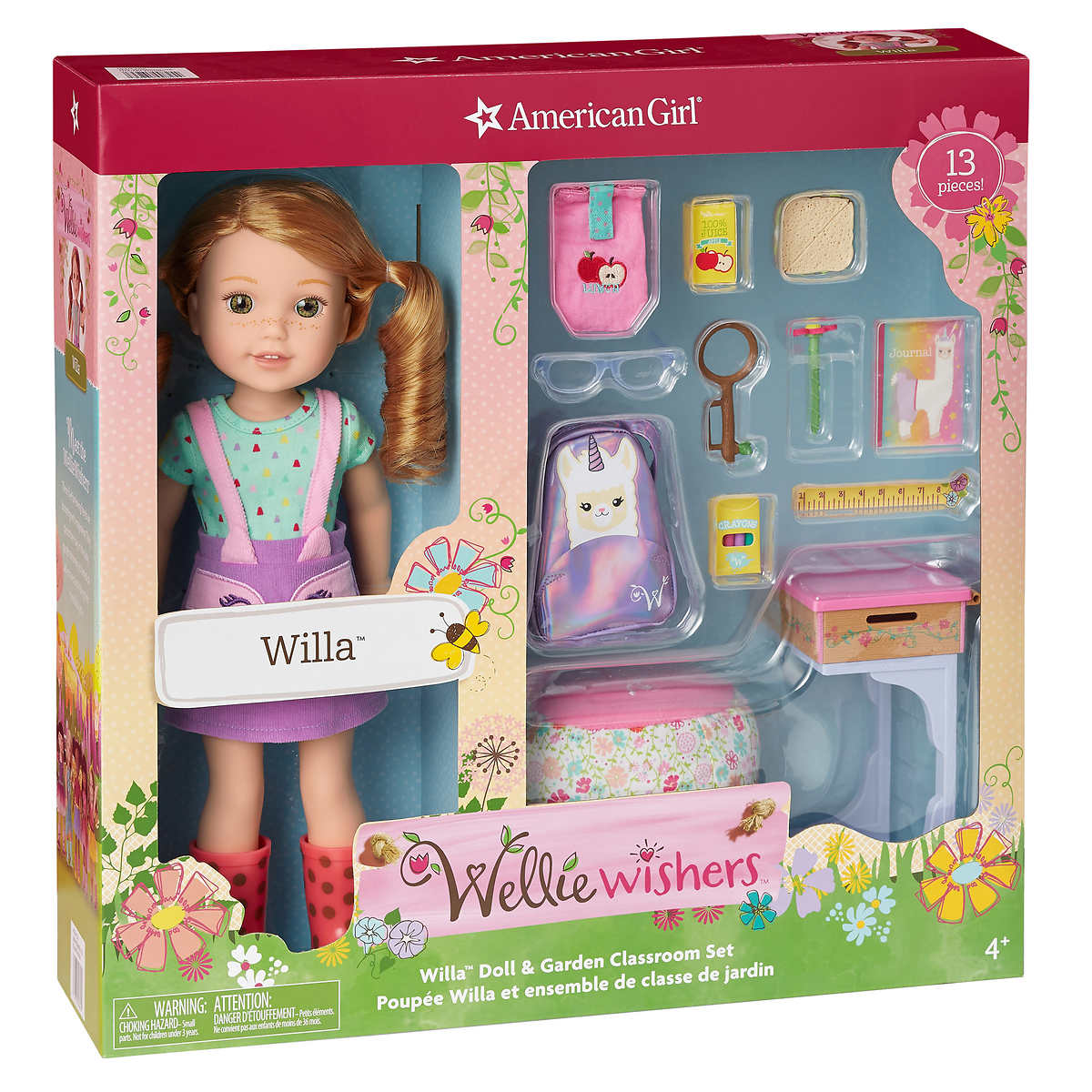 American Girl WellieWishers Willa Doll and School Set